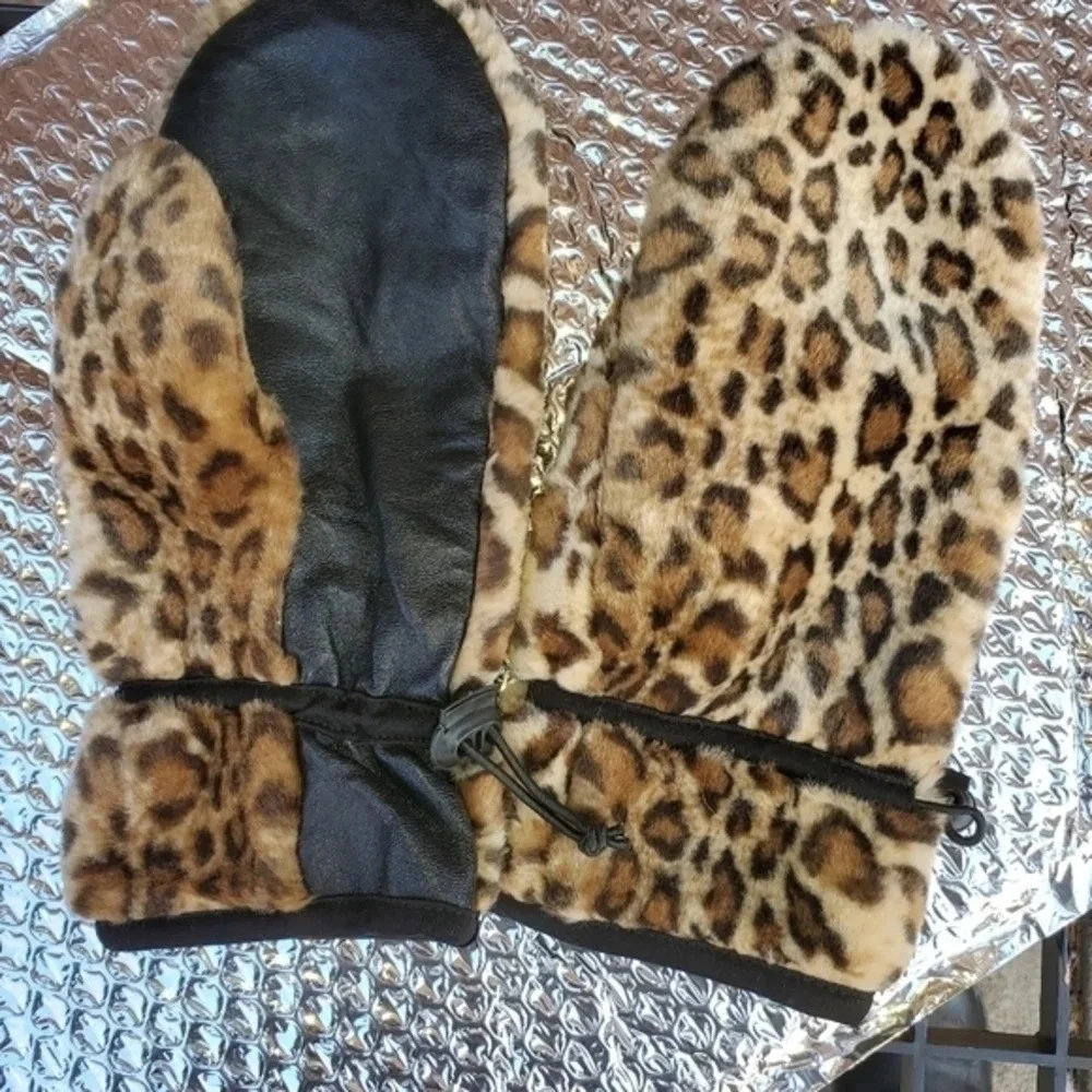 Wilson's‎ House of Leather/faux fur mittens